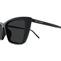 Napoli - Corso Giuseppe Garibaldi 197 - Occhiali da sole Saint Laurent Donna SL 737 MICA THIN001-BLACK-BLACK-BLACK54 - SL 737 MICA THIN001-BLACK-BLACK-BLACK54